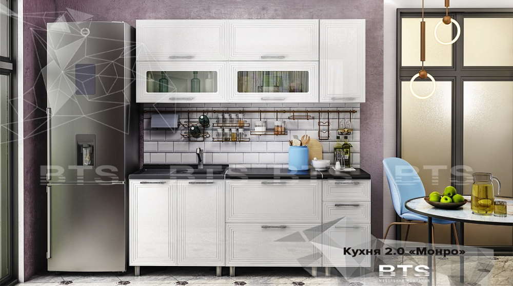 Фото Кухня Монро (2,0) от производителя БТС  в Евпатории по цене 38 040 ₽