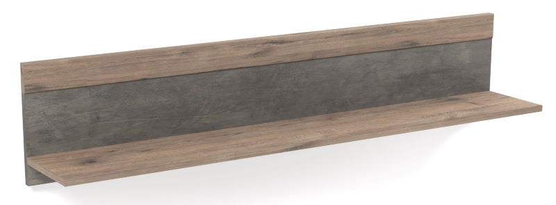 Фото Полка навесная Денвер Д-7 от производителя СБК в Евпатории по цене 3&nbsp;120 ₽