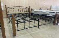 Кровать двуспальная Планета Лофт (СМ 160х200) с основанием ( 160х200 , дерево/металл , черный-бук , без подъемного мех. , без ящиков , без матраса (ТМК) ) в Евпатории от производителя 