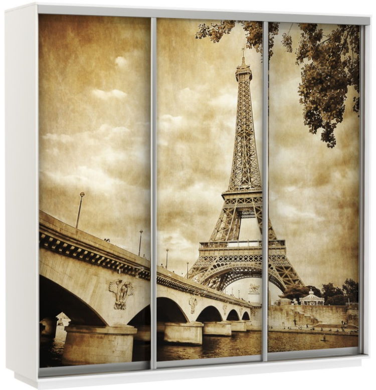 Фото Шкаф-купе Экспресс Трио Фото (2,1х0,6х2,4 - 3 двери) от производителя Мебельная компания Е1 в Евпатории по цене 56&nbsp;220 ₽