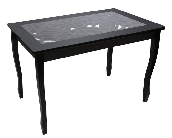 Фото Стол обеденный Стиль 2 Ажур от производителя Мебель из стекла в Евпатории по цене 13&nbsp;370 ₽