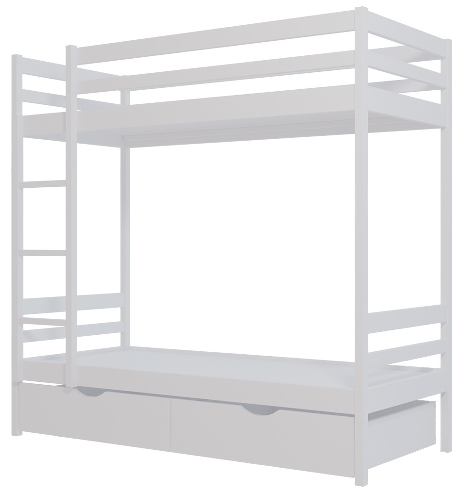 Фото Кровать двухъярусная №1 (СМ 80х190) с основанием от производителя Фант-мебель в Евпатории по цене 28 620 ₽