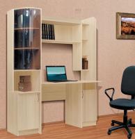 Стол компьютерный Омега-1  (лдсп, лдсп-венге,  венге, дуб млечный (Фант-мебель) ) в Евпатории от производителя 