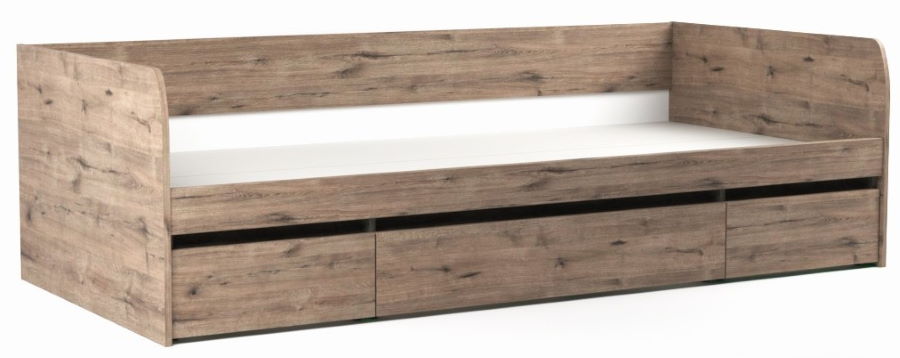 Фото Кровать односпальная Денвер (СМ 90х200) с ящиками с основанием от производителя СБК в Евпатории по цене 25&nbsp;200 ₽