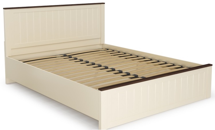 Фото Кровать двуспальная Прованс 37.24-01 (СМ 140х200) с ортопедическим основанием от производителя Олмеко в Евпатории по цене 19 370 ₽