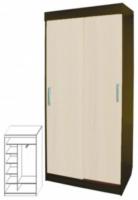 Фото shkaf-kupe-v-prikhozhuyu шкаф-купе пш-1.10 пегас (2 двери) производитель Росток