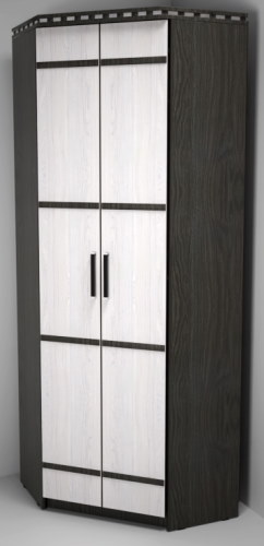 Фото Шкаф Ольга-13 (80) угловой  от производителя Фант-мебель в Евпатории по цене 12&nbsp;040 ₽