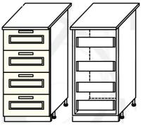 Фото  кухня диана-4 прованс шкаф-стол 400 (шн-48l) производитель Фант-мебель