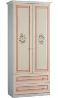 Шкаф Алиса (97) двухдверный с ящиками  (белый, крем,(Мебельсон)) в Евпатории от производителя 