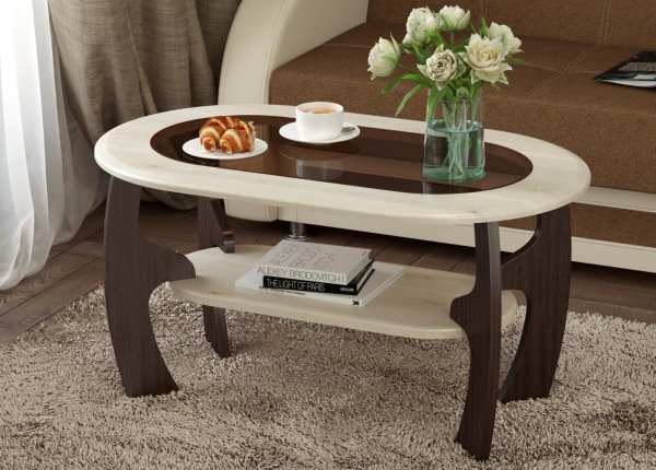 Фото Стол журнальный Маджеста-2 от производителя Олмеко в Евпатории по цене 6&nbsp;650 ₽