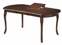 Стол обеденный Аликанте (Alicante AL-T4EXЗ) (№4 массив дерева, мдф шпон-темный орех,  темный орех (ТМК) ) в Евпатории от производителя 