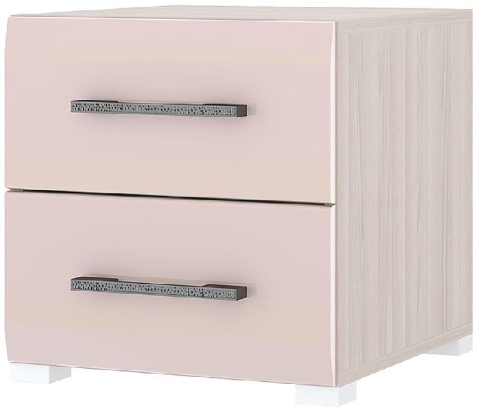 Тумба прикроватная Ненси (Горизонт) (ясень, какао перламутр глянец (Горизонт) )