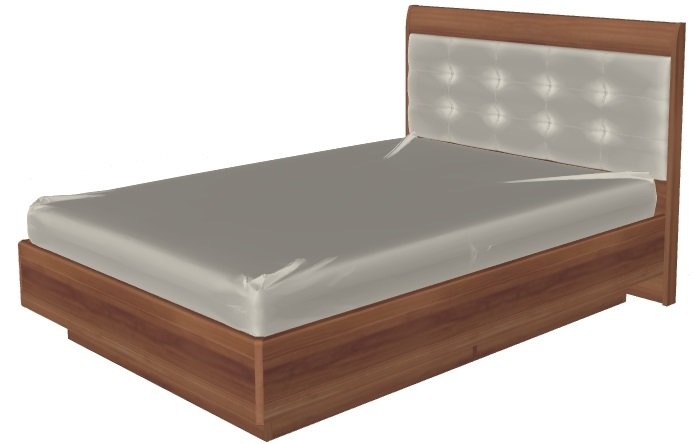 Фото Кровать двуспальная Мелисса КР-1852 (СМ 140х200) с подъемным механизмом от производителя Лером в Евпатории по цене 41 310 ₽