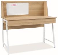 Стол компьютерный Signal B 195 (металл, мдф-дуб,  белый (Signal) ) в Евпатории от производителя 