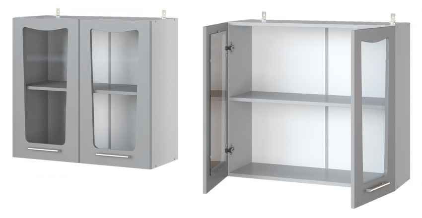 Фото Кухня Парма шкаф навесной АВ-80 от производителя Леко в Евпатории по цене 6&nbsp;660 ₽