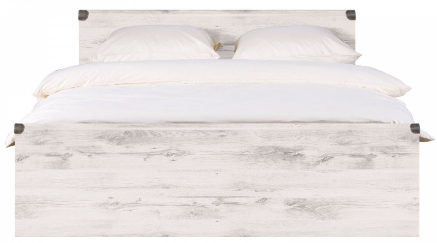 Фото Кровать двуспальная Индиана JLOZ (СМ 160х200) без основания от производителя Black Red White (БРВ) в Евпатории по цене 17&nbsp;850 ₽