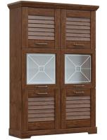 Фото spalnya-modulnaya-kantri шкаф низкий со стеклом кантри  производитель СБК