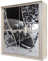 Шкаф-купе №19 Волна (2,0 - 2 двери) в интернет магазине Планета Комфорта Фото shkaf-kupe-v-spalnyu шкаф-купе №19 волна (2,0 - 2 двери) производитель SV-мебель