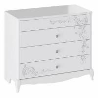 Комод Аврора ТД-268.04.01  (белый глянец (ТриЯ) ) в Евпатории от производителя 
