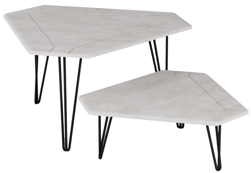 Фото Стол журнальный Тет-а-тет (2шт) от производителя Калифорния в Евпатории по цене 9&nbsp;420 ₽