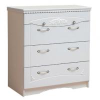 Комод Ольга-10  (белый-жемчужный ясень (Фант-мебель) ) в Евпатории от производителя 