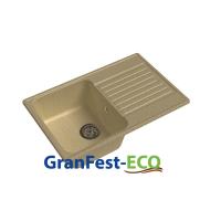 Мойка Granfest eco-78 (ГР 740х480хh200) (шир.ящ.min 720) без сифона (Цвет мойки черный) в Евпатории от производителя в интернет магазине Планета Комфорта Мойка Granfest eco-78 (ГР 740х480хh200) (шир.ящ.min 720) без сифона (Цвет мойки черный) в Евпатории от производителя