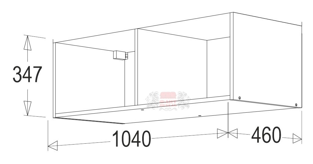 Фото Секция навесная Александра 23 (МДФ) от производителя Фант-мебель в Евпатории по цене 4 330 ₽