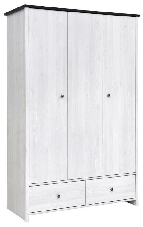 Фото Шкаф Порто SZF3D2S (129) трехдверный от производителя Black Red White (БРВ) в Евпатории по цене 30 340 ₽