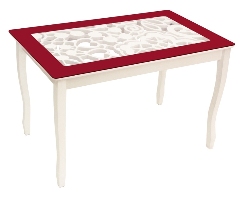 Фото Стол обеденный Стиль 2 Ажур III mini  от производителя Мебель из стекла в Евпатории по цене 11&nbsp;920 ₽