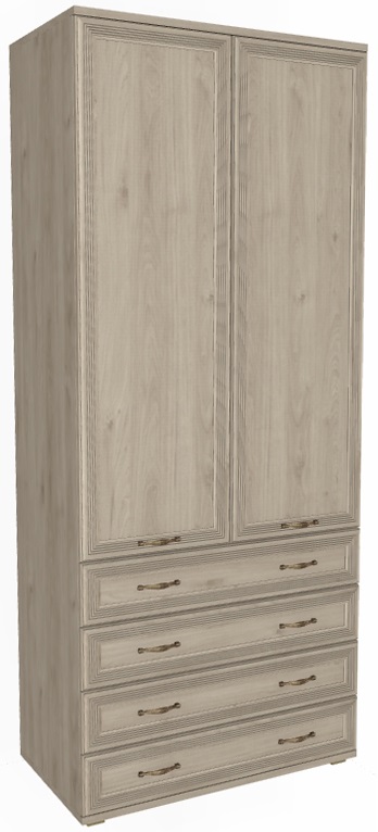 Фото Шкаф Карина ШК-1006 (90) двухдверный от производителя Лером в Евпатории по цене 41&nbsp;620 ₽