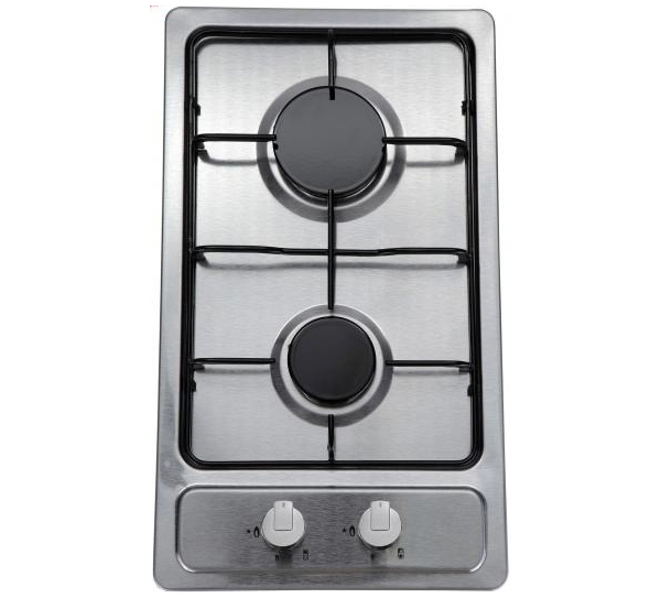 Фото Варочная поверхность газовая 2-х конф. VENTOLUX HG320 EES INOX 2 (600х520хh43) от производителя  в Евпатории по цене 9 050 ₽