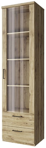 Фото Шкаф с витриной 1V2S Дорсет (Doorset) от производителя Анрэкс в Евпатории по цене 16 980 ₽