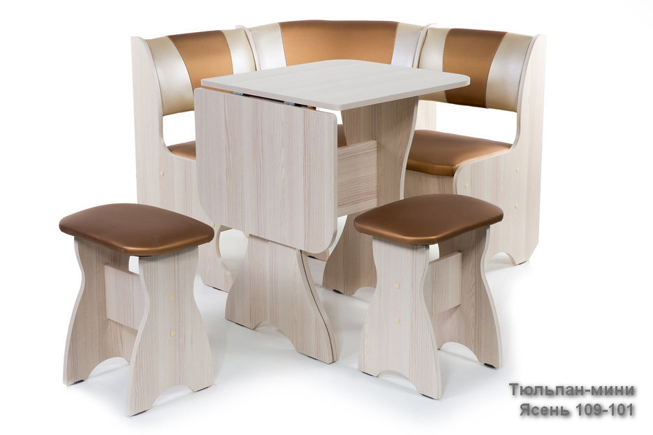 Фото Кухонный угол Тюльпан-мини от производителя  в Евпатории по цене 16&nbsp;180 ₽