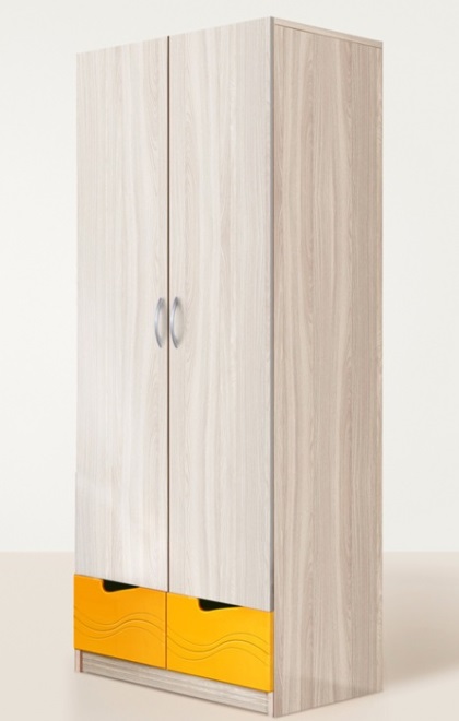 Фото Шкаф Бриз МДФ (90) двухдверный  от производителя Диал в Евпатории по цене 9&nbsp;520 ₽