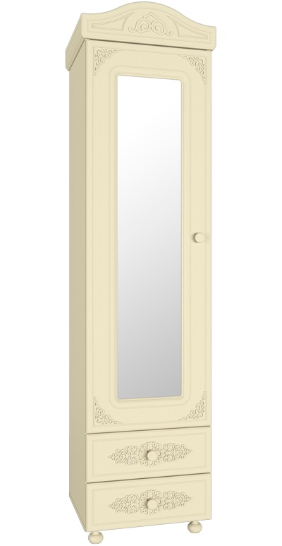 Фото Шкаф-пенал Ассоль плюс АС-1 с зеркалом от производителя Компасс в Евпатории по цене 28&nbsp;310 ₽