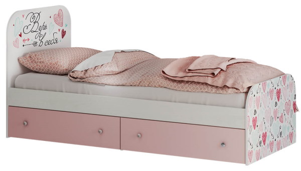 Фото Кровать детская Малибу КР-10 Light (СМ 80х186) с ящиками от производителя БТС  в Евпатории по цене 12 740 ₽