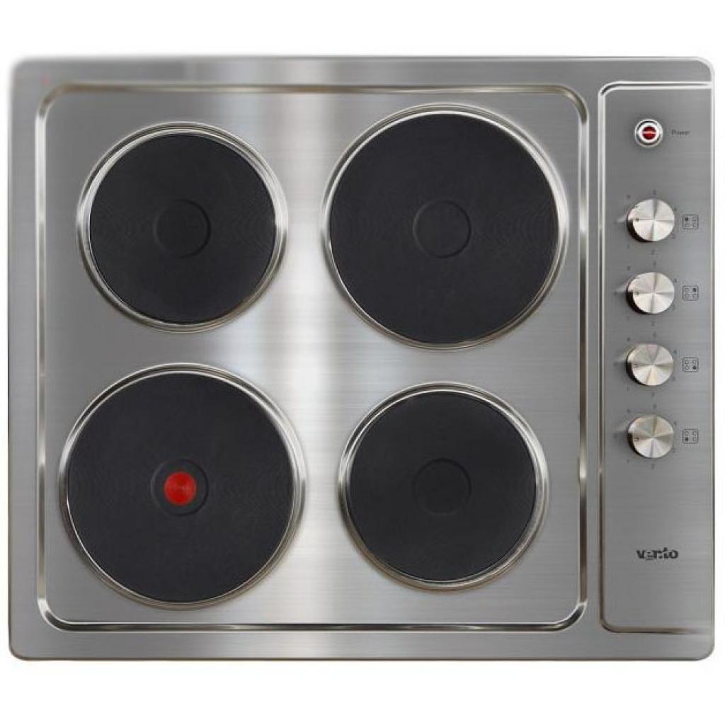 Фото Варочная поверхность электрическая 4-х конф. VENTOLUX HE604 (INOX) 1 (590х510хh30) от производителя  в Евпатории по цене 7 870 ₽
