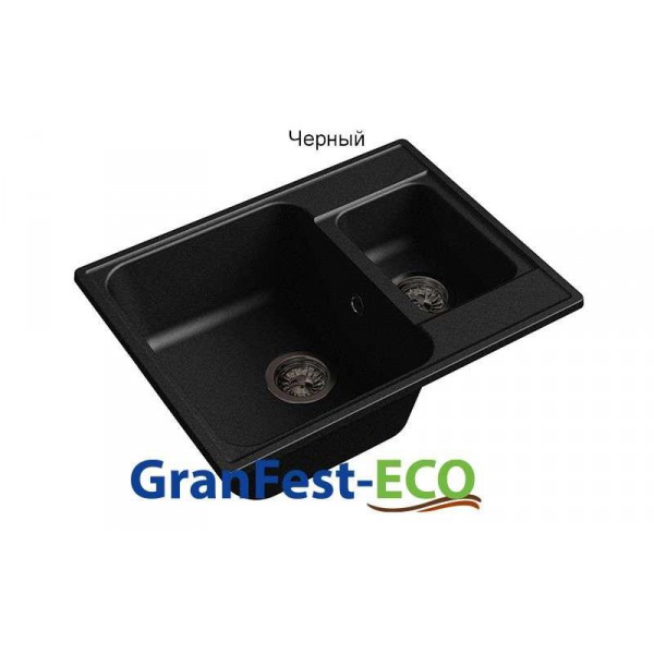 Фото Мойка Granfest eco-09 (ГР 620х480хh200) (шир.ящ.min 600) без сифона от производителя Granfest в Евпатории по цене 3 730 ₽