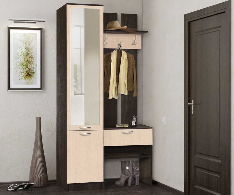 Фото Прихожая Иннэс-3 (левая) от производителя Диал в Евпатории по цене 7&nbsp;650 ₽