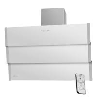 Вытяжка наклонная Cascada 60 (600х415хh1100(1400)) (Материал Металл/Стекло , Цвет Металлик/Черный) в Евпатории от производителя 