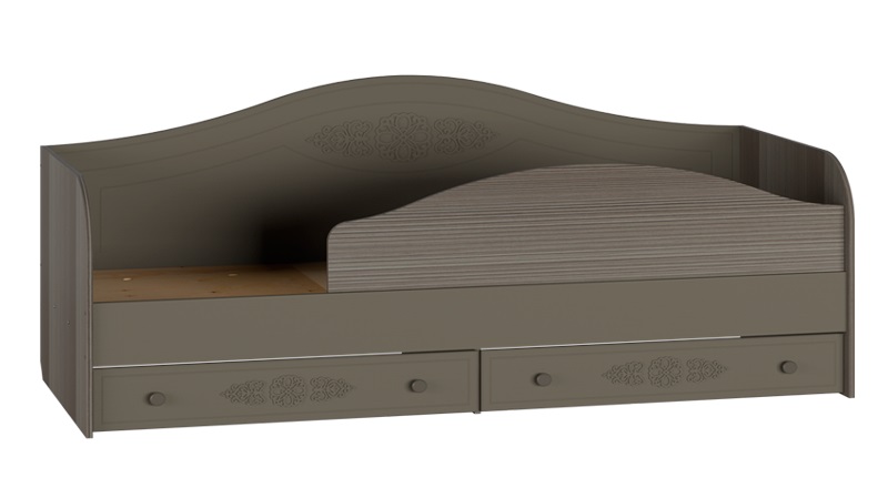 Фото Кровать односпальная Ассоль плюс АС-10 (СМ 80х200) комплектуется настилом от производителя Компасс в Евпатории по цене 27&nbsp;800 ₽