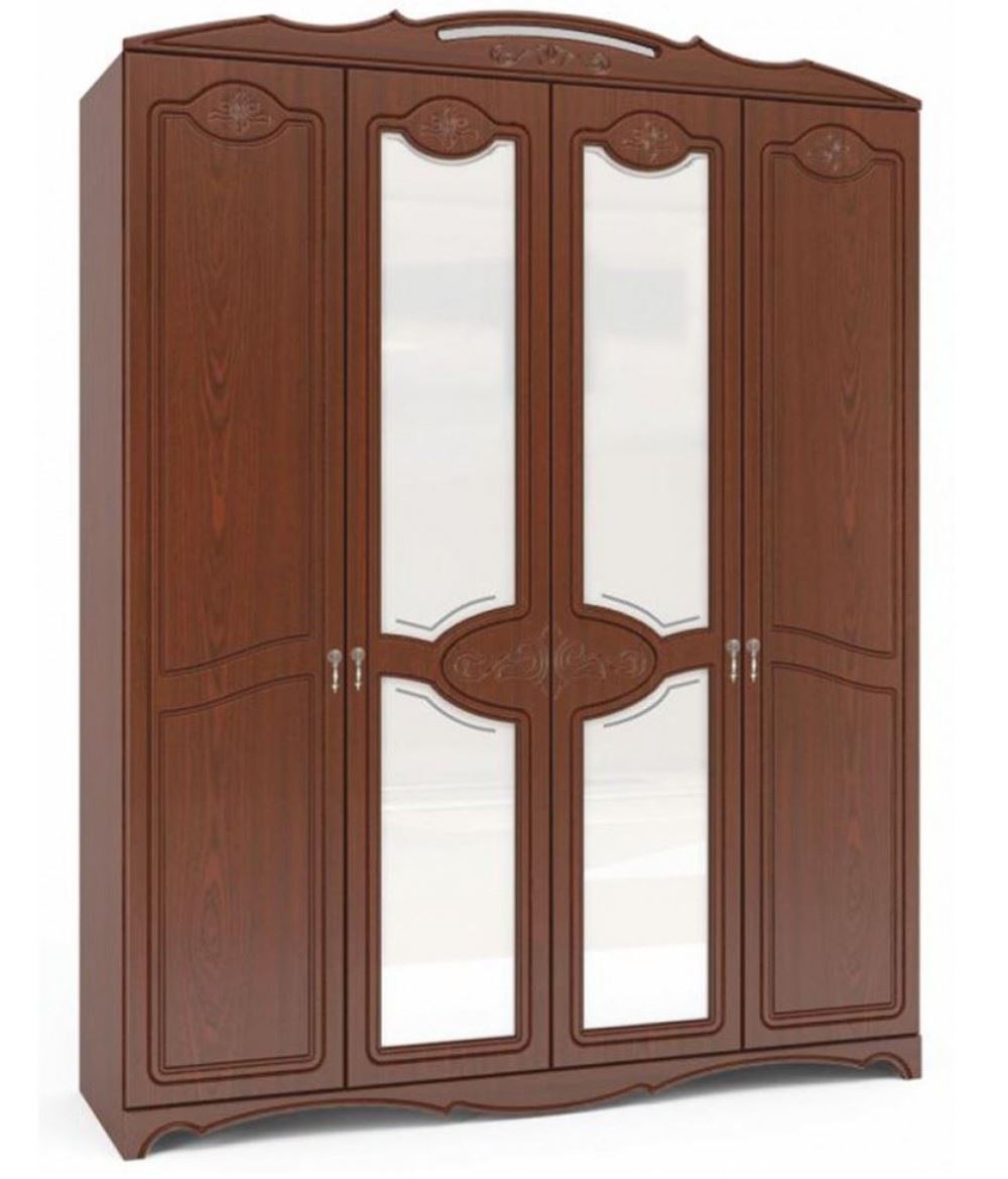 Фото Шкаф Лотос ШР-4 (178) четырехдверный от производителя Браво-мебель в Евпатории по цене 35 360 ₽