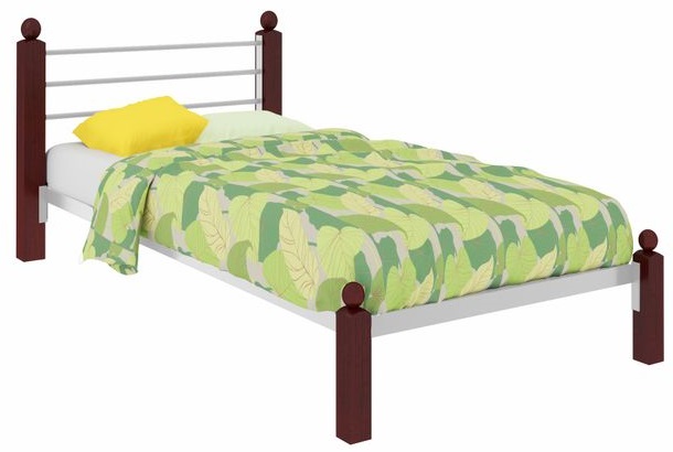 Фото Кровать односпальная Милана Lux (СМ 90х190) трубка металл от производителя Милсон в Евпатории по цене 16 460 ₽