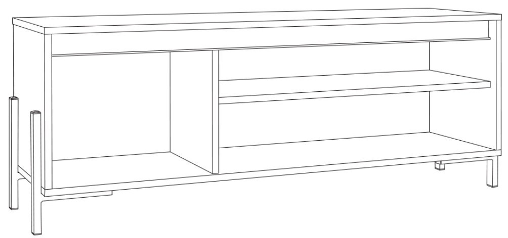 Фото Тумба под ТВ Квадро 13.275 от производителя Моби в Евпатории по цене 9 310 ₽