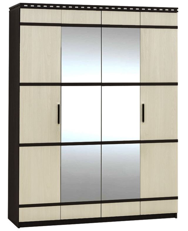 Фото Шкаф Ольга-13 (168) четырехдверный  от производителя Фант-мебель в Евпатории по цене 24 300 ₽