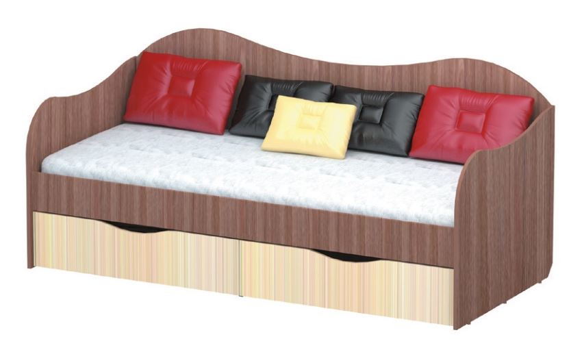 Фото Кровать односпальная Бокс (СМ 90х200) от производителя Пирамида в Евпатории по цене 11&nbsp;880 ₽