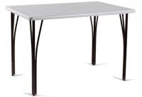 Стол обеденный Граф (металл, мдф-ясень серебро,  медный антик (Бител) ) в Евпатории от производителя 