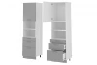 Кухня Бронкс пенал П-63 (белый, бетон,(Леко)) в Евпатории от производителя 