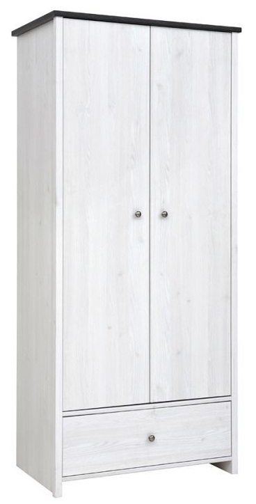 Фото Шкаф Порто SZF2D1S (89) двухдверный от производителя Black Red White (БРВ) в Евпатории по цене 20 080 ₽