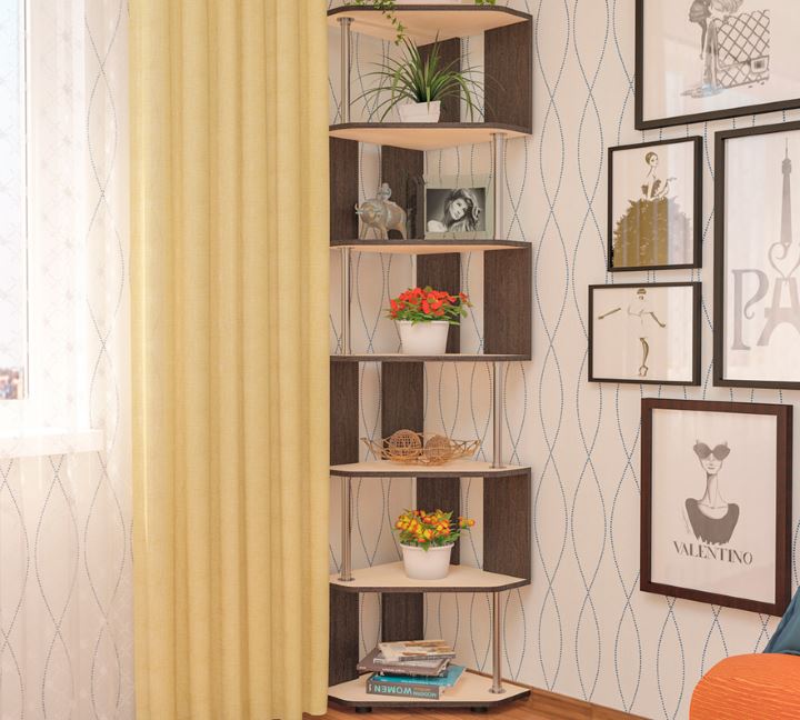 Фото Стеллаж угловой СПУ-3  от производителя Пирамида в Евпатории по цене 4&nbsp;800 ₽